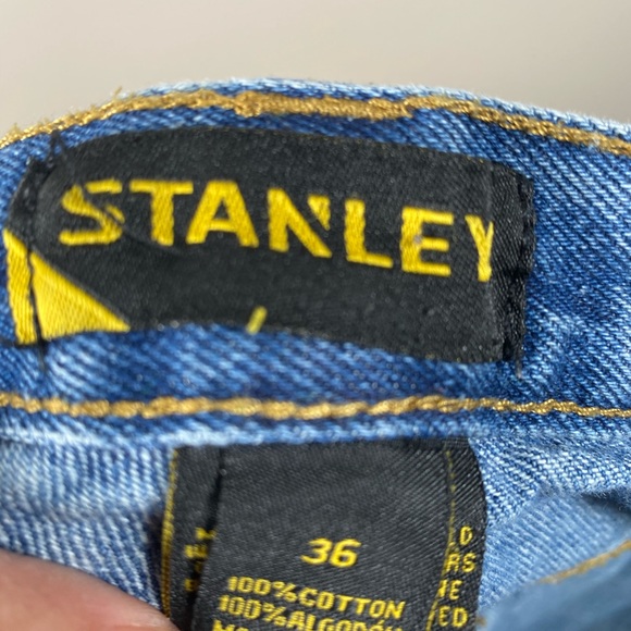 STANLEY Men’s Cotton Blue Jean Shorts size 36 - Picture 5 of 6